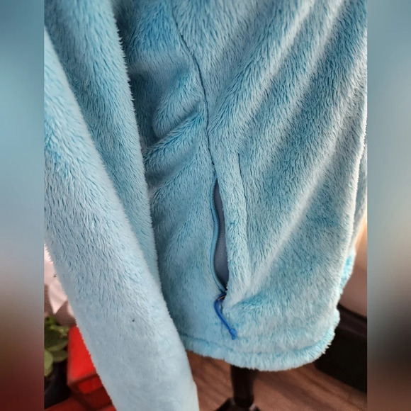 The North Face Osito Aqua Fleece Zip-Up Jacket Womens Small - Picture 9 of 13